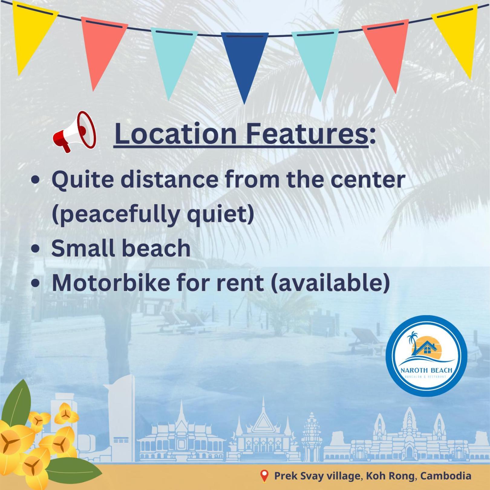 Naroth Beach Bungalow Prek Svay Village Εξωτερικό φωτογραφία